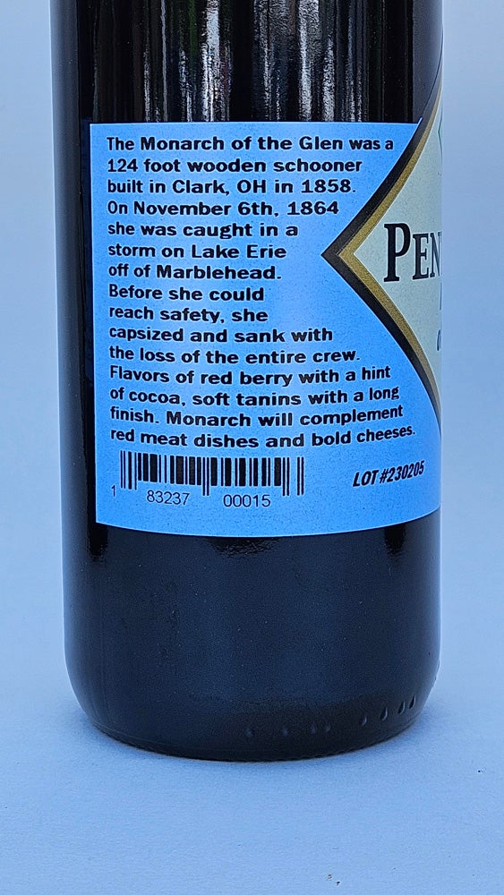 Monarch Of The Glen (medium dry red blend) | Pentamere, Inc.